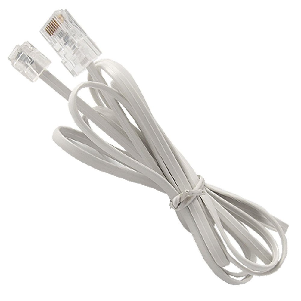Onwon 1.7m/67' Telephone RJ11 6P4C to RJ45 8P8C Connector Plug Cable for Connect Your Landline Telephone to The Internet 1 PCS