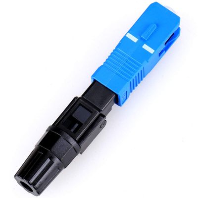 10 pcs SC -UPC Optic Fiber Quick Connector Fast Connector Single Mode FTTH Fiber Cold Connection Telecom Level Fast Connector