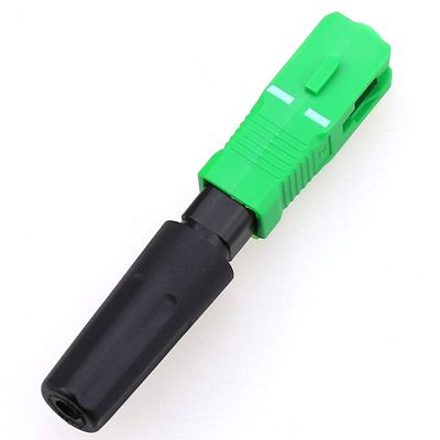 100pcs Ftth Optical Fiber Cable Connector Quick Assembly Adapter SC APC Covered Wire Fiber Optic Connector Adapter