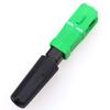100pcs Ftth Optical Fiber Cable Connector Quick Assembly Adapter SC APC Covered Wire Fiber Optic Connector Adapter view 1