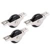uxcell Doors Window 40mm Dia Wheel Single Nylon Sliding Roller Pulley 3pcs view 1