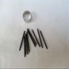 10 Pack Black Replacement Nibs with Removal Ring for Wacom Bamboo & Intuos Pens view 2