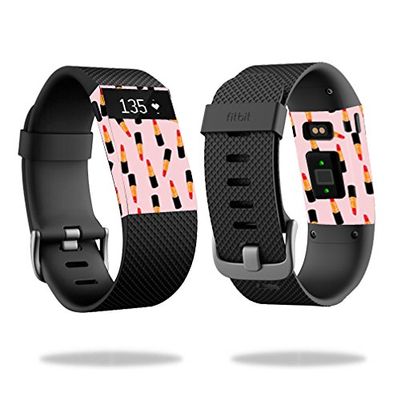 MightySkins Skin Compatible with Fitbit Charge HR Cover Skins Sticker Watch Lipstick Pattern