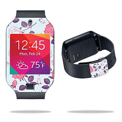 MightySkins Skin Compatible with Samsung Galaxy Gear 2 Neo Smart Watch Cover Skins Sticker Watch Vintage Floral