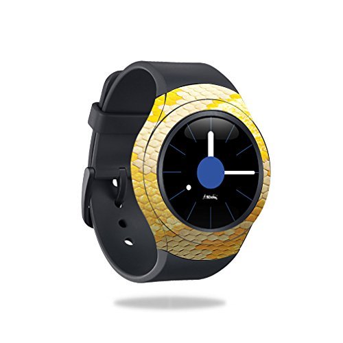 MightySkins Skin Compatible with Samsung Gear S2 3G Cover Skins Sticker Watch Albino Python