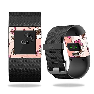 MightySkins Skin Compatible with Fitbit Surge Cover Skins Sticker Watch Cherry Blossom
