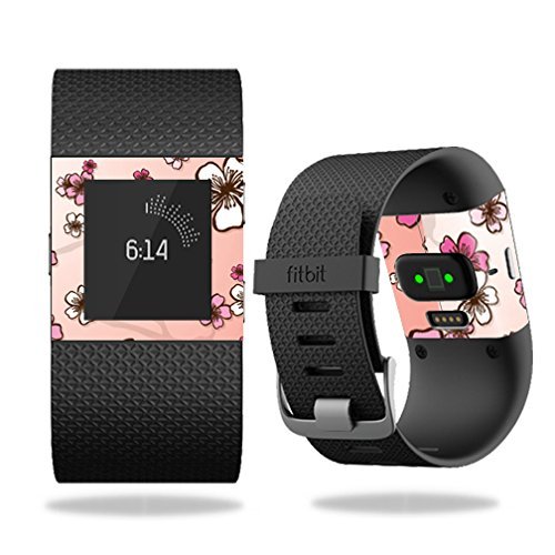 MightySkins Skin Compatible with Fitbit Surge Cover Skins Sticker Watch Cherry Blossom
