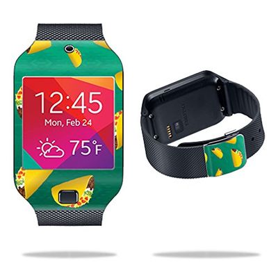 MightySkins Skin Compatible with Samsung Galaxy Gear 2 Neo Smart Watch Cover Skins Sticker Watch Tacos