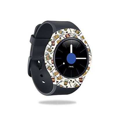 MightySkins Skin Compatible with Samsung Gear S2 3G Cover Skins Sticker Watch Coffee
