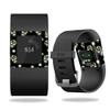 MightySkins Skin Compatible with Fitbit Surge Cover Skins Sticker Watch Glowing Skulls view 1
