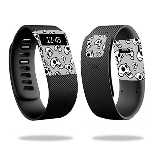 MightySkins Skin Compatible with Fitbit Charge Cover Skins Sticker Watch Laughing Skulls
