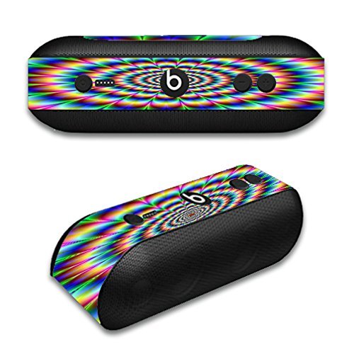 Skin Decal Vinyl Wrap for Beats by Dr. Dre Beats Pill Plus/Trippy Hologram Dizzy