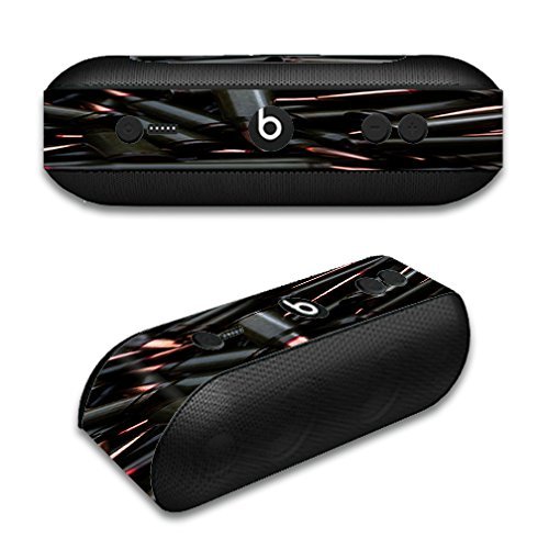 Skin Decal Vinyl Wrap for Beats by Dr. Dre Beats Pill Plus/Bullets Black