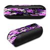 Skin Decal Vinyl Wrap for Beats by Dr. Dre Beats Pill Plus/Purple Pink Flowers Lillie view 1