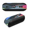 Skin Decal Vinyl Wrap for Beats by Dr. Dre Beats Pill Plus/Grey Colors Plaid view 1