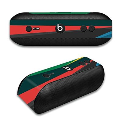 Skin Decal Vinyl Wrap for Beats by Dr. Dre Beats Pill Plus/Abstract Patterns Green