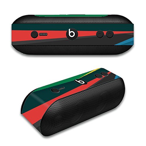 Skin Decal Vinyl Wrap for Beats by Dr. Dre Beats Pill Plus/Abstract Patterns Green