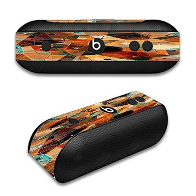 Skin Decal Vinyl Wrap for Beats by Dr. Dre Beats Pill Plus/Abstract Triangles