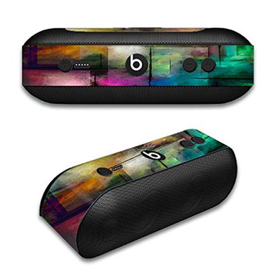 Skin Decal Vinyl Wrap for Beats by Dr. Dre Beats Pill Plus/Colorful Paint Modern