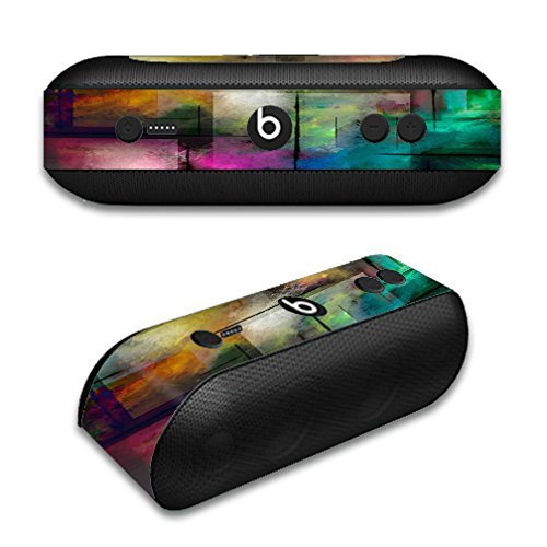 Skin Decal Vinyl Wrap for Beats by Dr. Dre Beats Pill Plus/Colorful Paint Modern