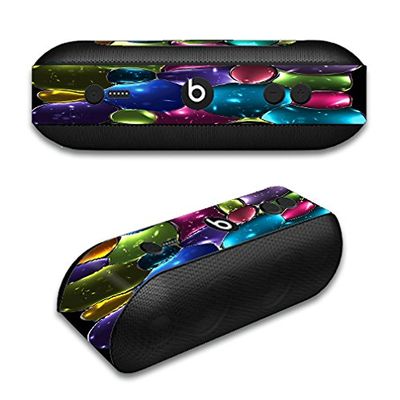 Skin Decal Vinyl Wrap for Beats by Dr. Dre Beats Pill Plus/Stained Glass Bubbles
