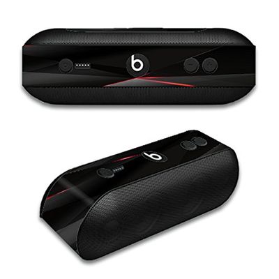 Skin Decal Vinyl Wrap for Beats by Dr. Dre Beats Pill Plus/Black Diamond
