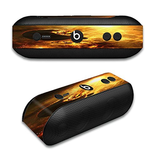 Skin Decal Vinyl Wrap for Beats by Dr. Dre Beats Pill Plus/Atomic Clouds Space Planet