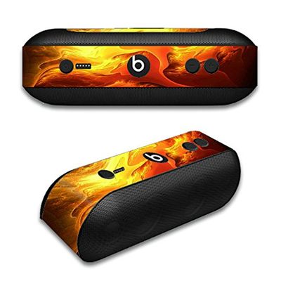 Skin Decal Vinyl Wrap for Beats by Dr. Dre Beats Pill Plus/Fire Swirl Abstract