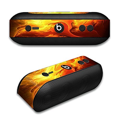 Skin Decal Vinyl Wrap for Beats by Dr. Dre Beats Pill Plus/Fire Swirl Abstract