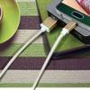 Promate Heavy Duty Mesh Braided Micro-USB Cable, Length 4.7 ft (1.2 m) linkMate-U2M Gold linkMate-U2M Gold view 2