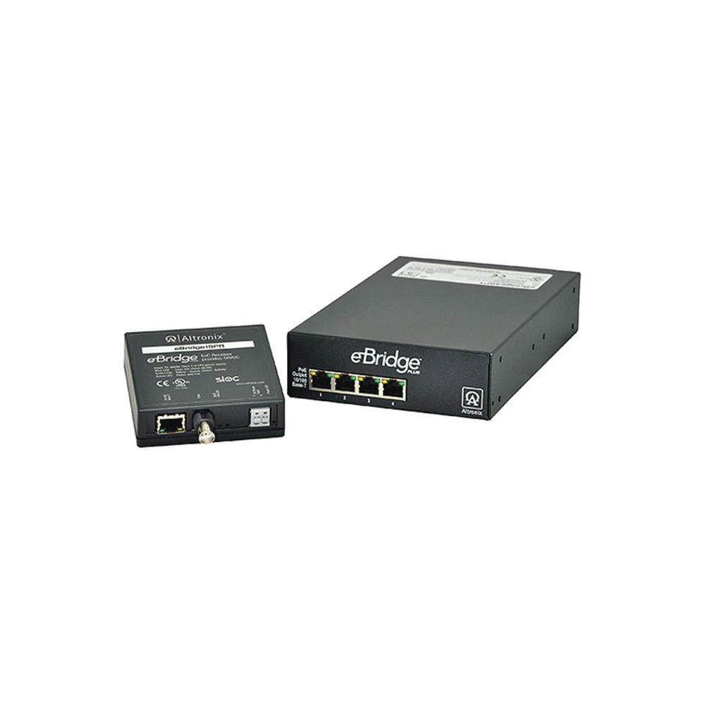 ALTRONIX EBRIDGE4SK PoE Switch Kit,4 Cam. Inputs,3-1/2" W