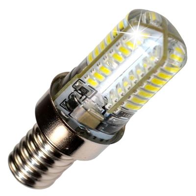 HQRP E12 Base 64 SMD3014 LED Bulb AC 110V Cool White for Microwave/Refrigerator/ice Maker/Fridge/Beverage Center Lights