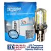 HQRP E12 Base 64 SMD3014 LED Bulb AC 110V Cool White for Microwave/Refrigerator/ice Maker/Fridge/Beverage Center Lights view 2