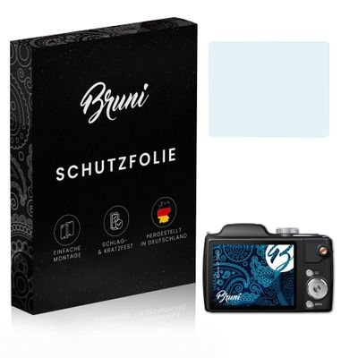Bruni Screen Protector compatible with Olympus SP-720UZ Protector Film, crystal clear Protective Film (2X)