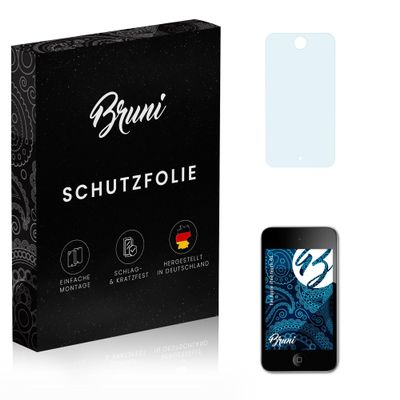 Bruni Screen Protector compatible with Apple iPod touch 4G Protector Film, crystal clear Protective Film (2X)
