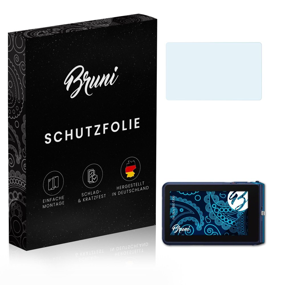 Bruni Screen Protector compatible with Sony DSC-TX30 Protector Film, crystal clear Protective Film (2X)