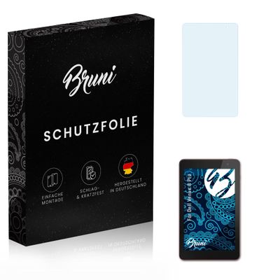 Bruni Screen Protector compatible with Dell Venue 8 Pro Protector Film, crystal clear Protective Film (2X)