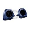 Moto Onfire Superior Blue 6.5" Speaker Boxes Pods for Lower Vented Fairing Kits for Harley-Davidson Touring Lower Vented Fairings 1983-2013 view 1