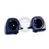 Moto Onfire Superior Blue 6.5" Speaker Boxes Pods for Lower Vented Fairing Kits for Harley-Davidson Touring Lower Vented Fairings 1983-2013 view 3