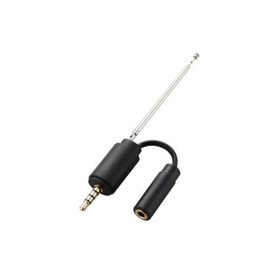 ELECOM MPA-35ATRBK Smart Phone Rod Antenna Adapter Type Black