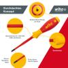 wiha 3201K12 SlimFix 12pc VDE Screwdriver Set, Red Yellow view 4