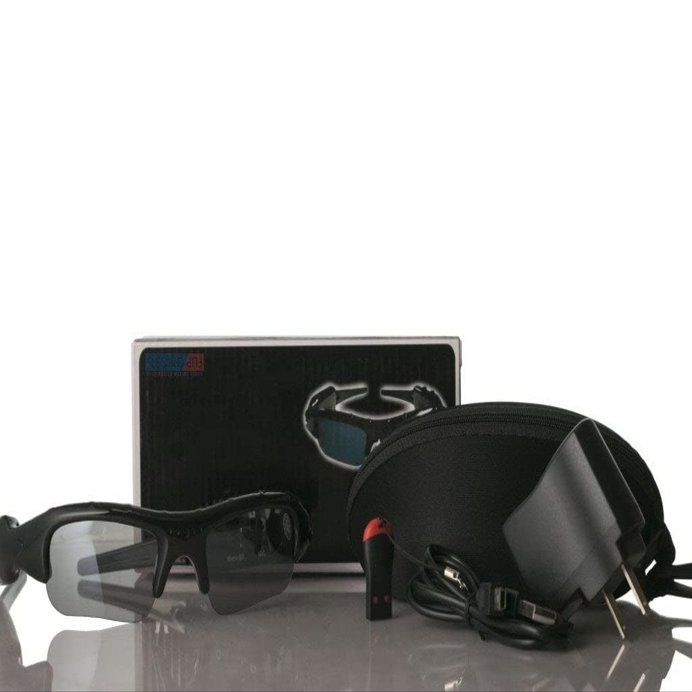 ElectroFlip Spy Camera Sunglasses w/Micro SD Memory Slot
