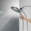 Delta Faucet 5-Spray Touch-Clean In2ition 2-in-1 Dual Hand Held Shower Head with Hose, Chrome 58569-PK view 2