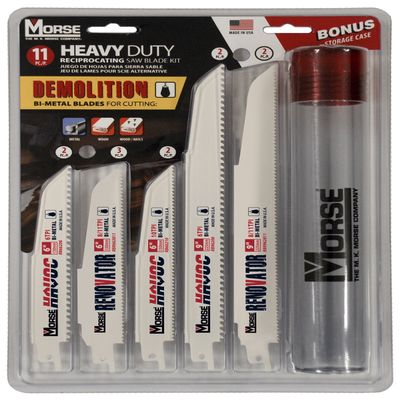 MK Morse RBKITDM01 Reciprocating Blade Kit with Demolition Assortment