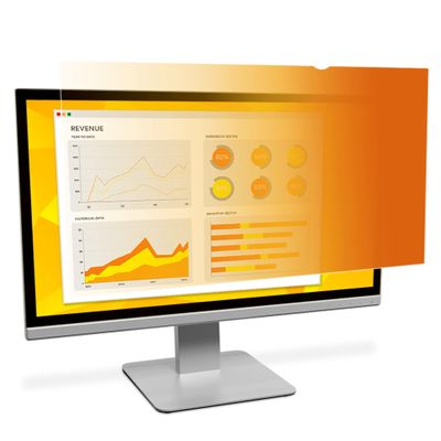 GF240W1B 3M Gold Frameless Privacy Filter For 24inch Widescreen Monitor, 16:10 Aspect Ratio