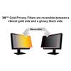 GF240W1B 3M Gold Frameless Privacy Filter For 24inch Widescreen Monitor, 16:10 Aspect Ratio view 4