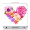 Laptop Vinyl Decal Sticker Skin Print Watercolor Flowers in a Heart Love fits Inspiron 1525 view 1