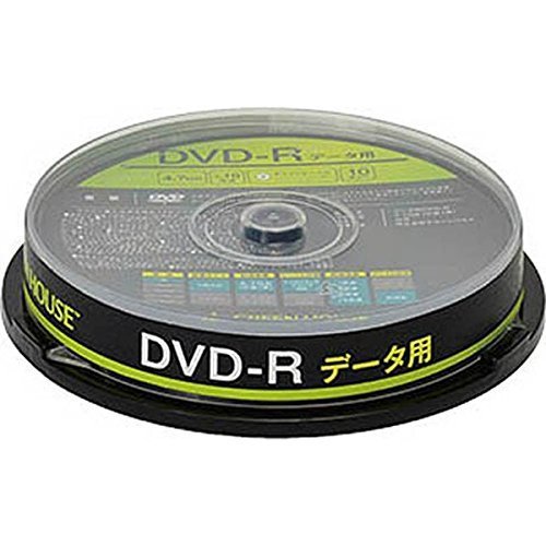 Greenhouse GH-DVDRDA10 Data DVD-R 10 Disc Spindle for Large Data Recording Single Time DVD-R Media