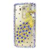 STENES Bling Phone Case Compatible with LG Escape 3 Case - Luxurious Crystal 3D Handmade Sparkle Diamond Rhinestone Clear Cover - Pretty Peacock/Blue view 1