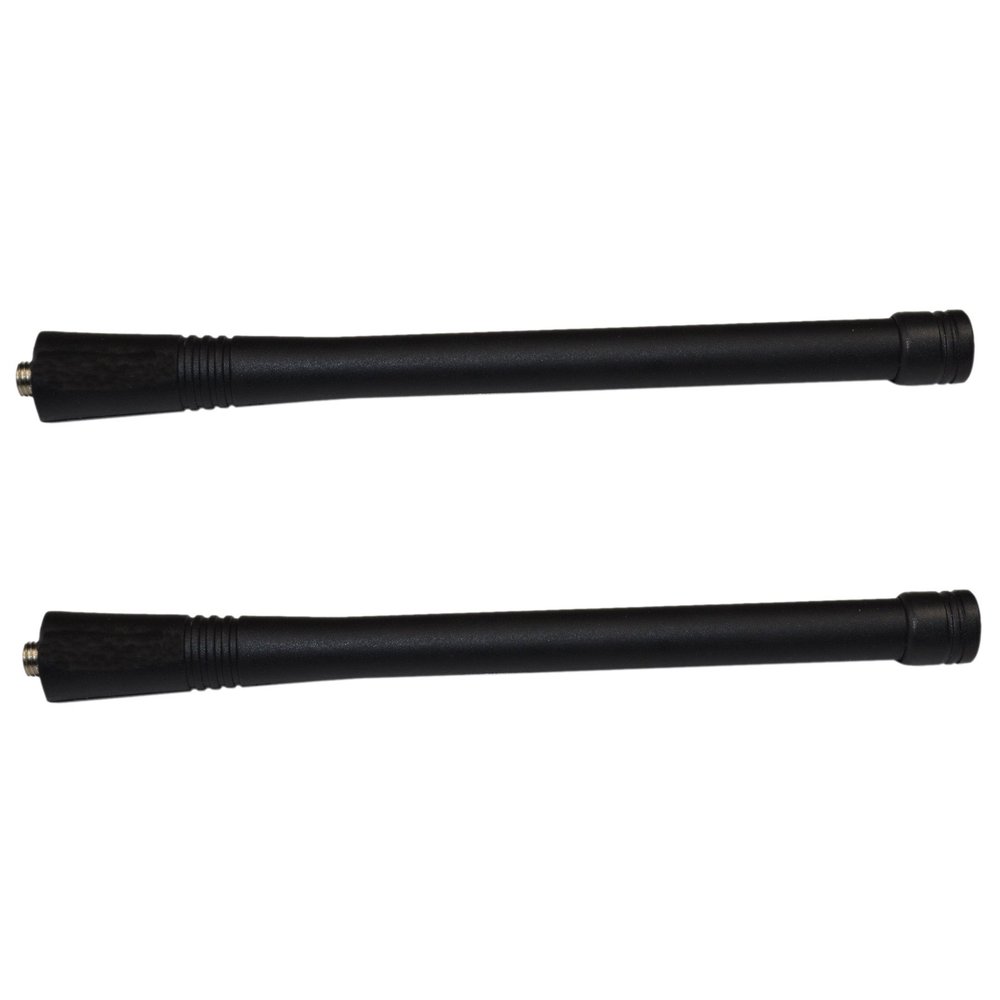 HQRP 2-Pack VHF Antenna Compatible with Motorola GP340, GP344, GP350, GP360, GP3688, GP380, GP388, GP640 + HQRP Sun Meter
